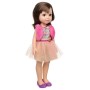 Кукла Красотка День Рождения брюн с зонтом расческой заколками 21 5х8 5х36 см