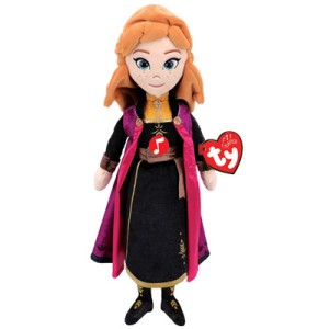 Мягкая игрушка со звуком Анна принцесса "Холодное Сердце 2" 30 см TY 02407