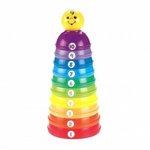 Развивающие стаканчики – Пирамидка, Fisher Price, W4472