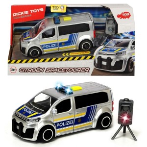 Машинка полицейский минивэн Citroen Space Tourer фрикционный 15см свет звук Dickie Toys 3713010