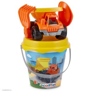 Детский набор для песочницы ведерко с грузовиком ECO736 Ecoiffier