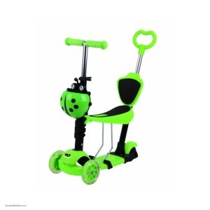 Самокат Navigator 5-в-1 колеса со светом управление наклоном цвет зеленый Самокат Navigator 5-в-1 колеса со светом управление наклоном цвет зеленый