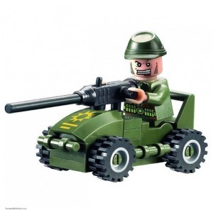 Конструктор Военный 28 деталей Brick 830Б Конструктор Военный 28 деталей Brick 830Б