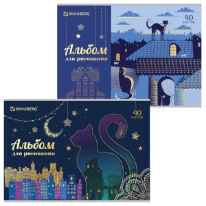 Альбом для рисования в школу 40 л 105102-1