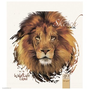 Скетчбук белая бумага 120 г/м2 170х195 мм 60 л. гребень фольга выборочный твин лак Лев 99488 Скетчбук белая бумага 120 г/м2 170х195 мм 60 л. гребень фольга выборочный твин лак Лев 99488