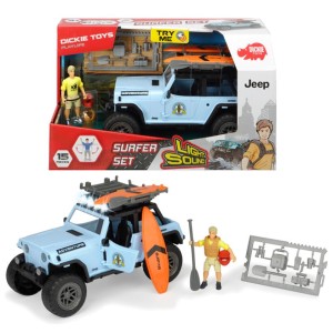 Джип серфера Dickie Toys Jeepster Commando PlayLife 22 см свет звук 3834001