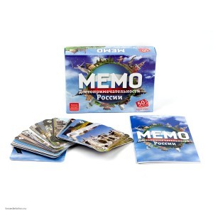 Развивающая игра Нескучные игры Мемо Достопримечательности России 7202