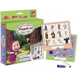 Игра настольная С маркером. Маша и Медведь
