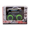 Машинка инерционная полицейская die-cast с зелеными колесами и краш-эффектом