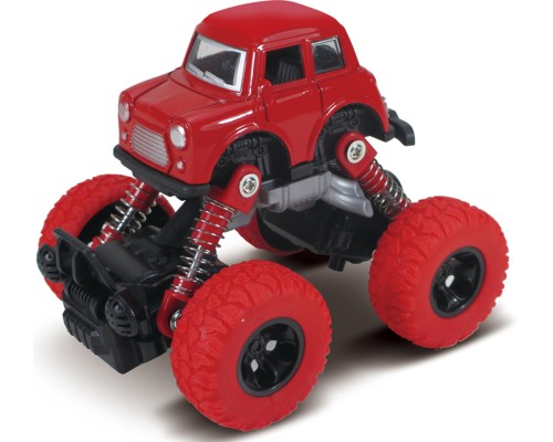 Машинка die-cast инерционный механизм рессоры красная 1:46 Funky toys FT61073
