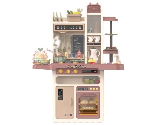 Детская кухня Master Chef, бежевая, пар, вода, музыка, свет, звук 65 предметов Funky Toys FT88310