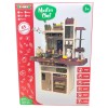 Детская кухня Master Chef, бежевая, пар, вода, музыка, свет, звук 65 предметов Funky Toys FT88310