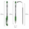 Ручка шариковая масляная с грипом BRAUBERG "Max-Oil", ЗЕЛЕНАЯ, игольчатый узел 0,7 мм, линия письма 0,35 мм, 12 штук, 142144кт12
