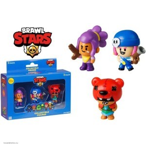 Набор фигурок Brawl Stars: Фрэнк, Тара, Мистер Пи в блистере (3 шт) (BRW2020D)