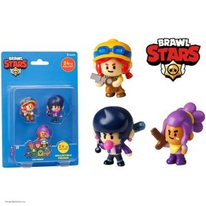 Набор фигурок Brawl Stars: Джесси, Биби, Шелли в блистере (3 шт) (BRW2020B)