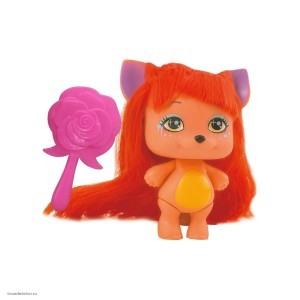 Игрушка Стильная собачка с оранжевыми волосами с расческой FUNKY TOYS 84932