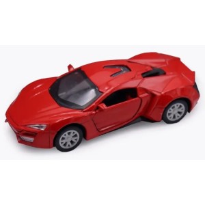 Красная инерционная машинка для гонок die-cast открывающиеся двери Funky Toys FT1101-122