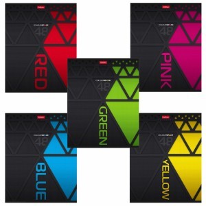 Тетрадь А5 48 л. HATBER скоба клетка выборочный лак ColorSpace 5 видов в спайке 48Т5вмВ1 Тетрадь А5 48 л. HATBER скоба клетка выборочный лак ColorSpace 5 видов в спайке 48Т5вмВ1