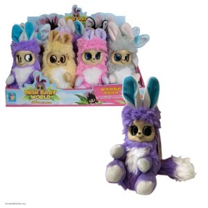 Игрушка Bush baby world – Кики, фиолетовый, 1Toy, Т13943