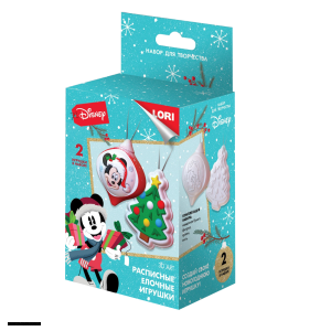 Набор для творчества Расписные ёлочные игрушки Disney Микки