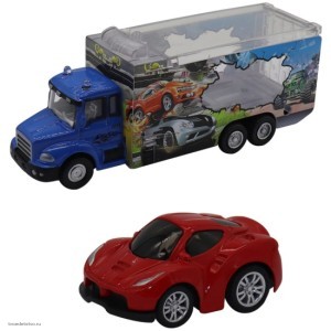 Набор грузовик плюс машинка die-cast