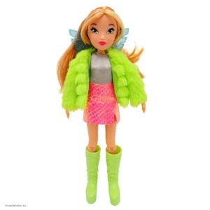 Шарнирная кукла Winx Club Флора с крыльями и аксессуарами IW01372202