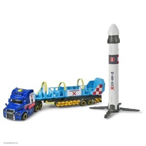 Грузовик Mack Truck и Ракета 41 см свет и звук Dickie Toys 3747010