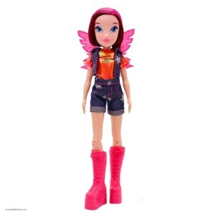 Шарнирная кукла Winx Club Текна в шортах с крыльями IW01322206