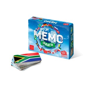 Игра настольная Мемо Флаги 17 х12 5 х3 7