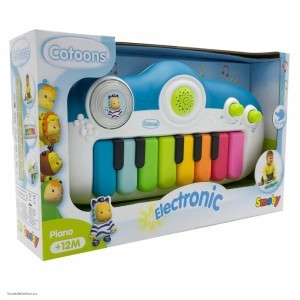Пианино Smoby Cotoons электронное 8мелодий 110506 Пианино Smoby Cotoons электронное 8мелодий 110506