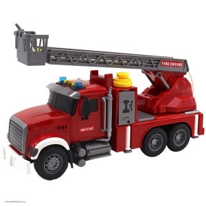 Машинка пожарная фрикционная «Городская техника» Машинка пожарная фрикционная «Городская техника»