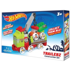Конструктор Hot wheels серия trailerz T-J + Bumble 726 Bauer