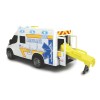 Машинка скорой помощи Iveco Daily с носилками 18 см свет звук  Dickie Toys 3713012