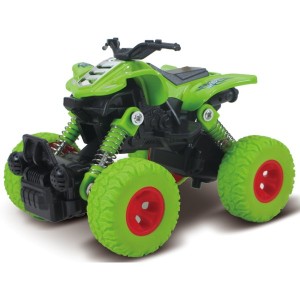 Квадроцикл die-cast инерционный механизм рессоры зеленый 1:46 60/120