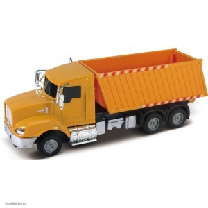 Строительный грузовик кабина die-cast инерционный механизм свет звук 1:43 Funky toys FT61081