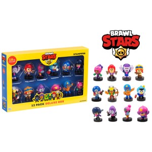 Набор штампиков Brawl Stars, 12 шт. в коробке, ассортимент А, 1/6 BRW5065A