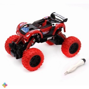 Машинка багги DIY 17 см, металлическая красного цвета Funky Toys 1/72