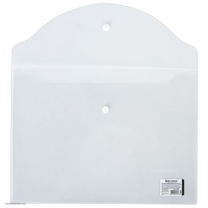 Папка-конверт с кнопкой BRAUBERG А4 до 100 листов прозрачная 0 15 мм - 5 штук 221638КТ Папка-конверт с кнопкой BRAUBERG А4 до 100 листов прозрачная 0 15 мм - 5 штук 221638КТ