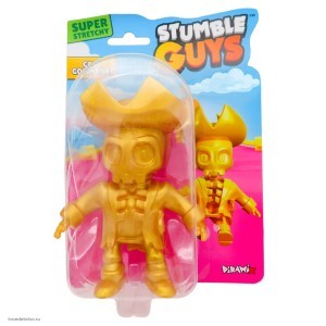 Фигурка тянучка Stumble Guys Capt Goldheart, 14 см Фигурка тянучка Stumble Guys Capt Goldheart, 14 см