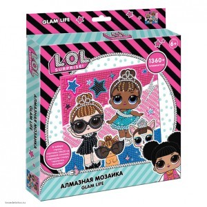 Алмазная мозаика LOL. Glam life 