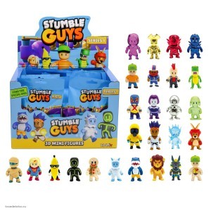 Stumble Guys фигурка 5 см, во флоупаке, 26 героев в кол. 18/144 Stumble Guys фигурка 5 см, во флоупаке, 26 героев в кол. 18/144
