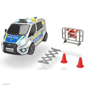 Полицеский минивэн Ford Transit 1:18 с аксессуарами свет звук своб.ход 28см 1/6