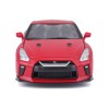 Машинка die-cast Nissan GT-R 2017, 1:24, красная, открывающиеся двери, 1/12