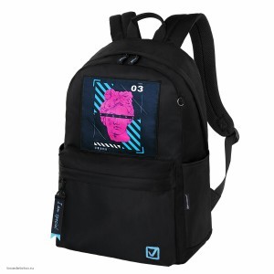 Рюкзак BRAUBERG FASHION CITY универсальный карман-антивор The original черный 44х31х16 см 271674