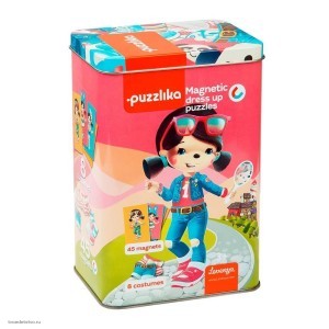 Магнитные пазлы игра Куклы