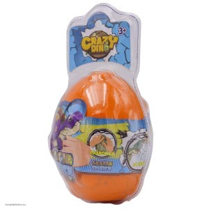 Коллекционная фигурка-сюрприз динозавра в яйце Crack & Stretch CD03_