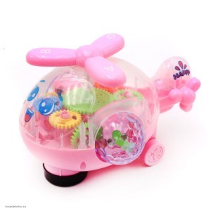 Игрушка Вертолет с шестеренками в ассортименте на батарейках Funky Toys 84939