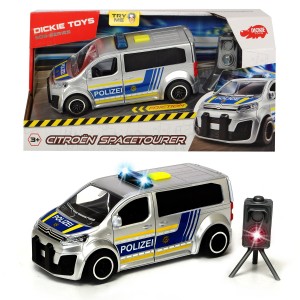 Машинка полицейский минивэн Citroen фрикционный 15см свет звук  Dickie Toys 3713010