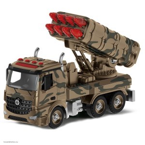 Военная машина-конструктор с ракетной установкой