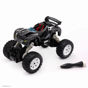 Машинка багги DIY 17 см, металлическая серого цвета Funky Toys 1/72